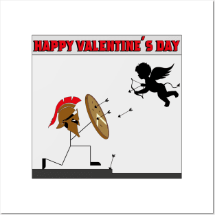 Spartan valentine´s Day Posters and Art